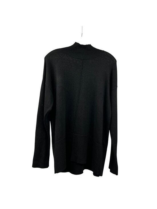 SPANNER Sweaters - Spanner Womens Lightweight Pullover Sweater Mock Neck Black Size Large
